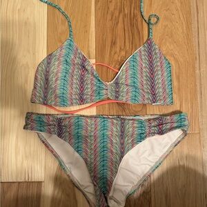 L*Space Multicolor Swirl Bikini Set